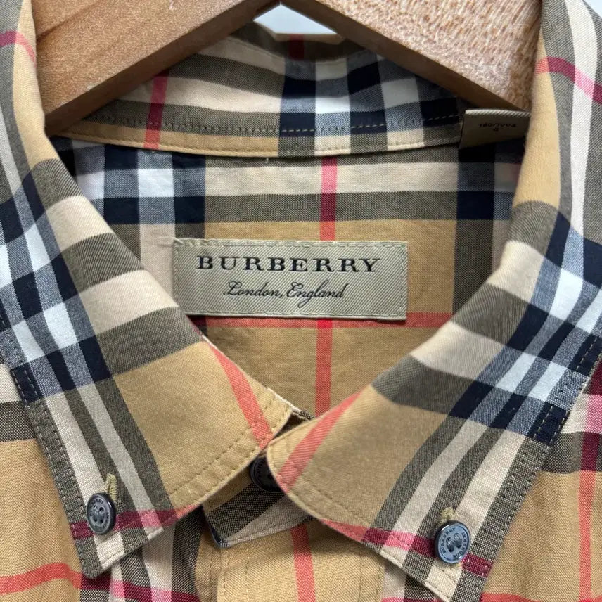 [BUNJANG] Burberry Check Short Sleeve Shirt - L / [L]버버리 체크 반팔 셔츠