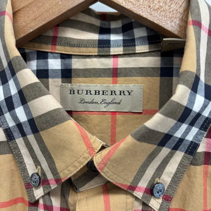[BUNJANG] Burberry Check Short Sleeve Shirt - L / [L]버버리 체크 반팔 셔츠