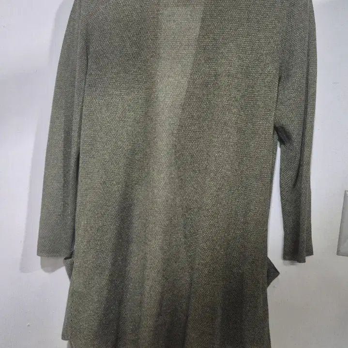 [BUNJANG] Prain T Gown Open Cardigan Khaki / 쁘렝땅  오픈  가디건 카키색