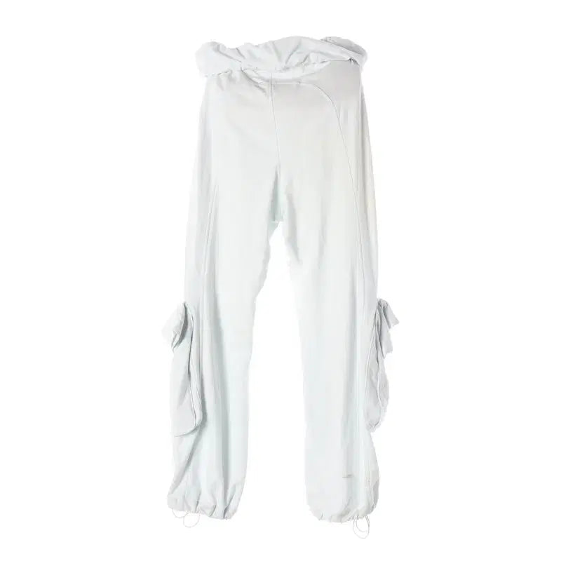 [BUNJANG] OPEN YY Roll Waist Sweat Cargo Pants Women&