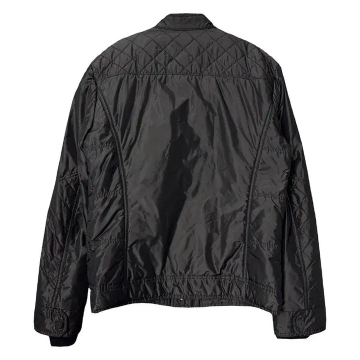 [BUNJANG] Guess Black Vintage Quilting Jacket (M) / 게스 블랙 빈티지 레이싱 퀄팅자켓 M