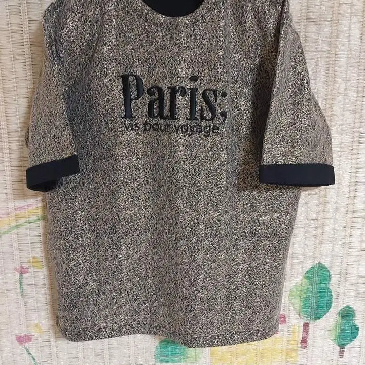 [BUNJANG] Paris Printing Short Sleeve T-Shirt / 새제품)Paris 프린팅 반팔 티셔츠