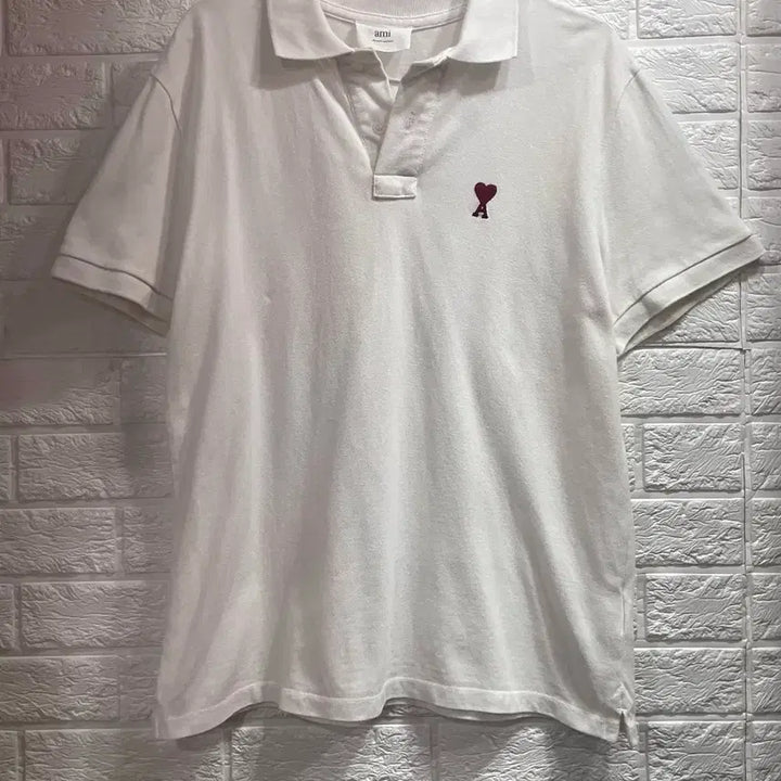 [BUNJANG] AMI Paris Short Sleeve Polo Shirt / AMI 아미 반팔 카라티