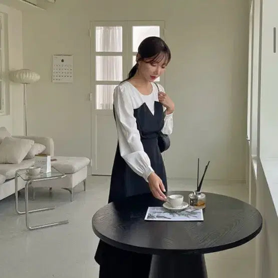 [BUNJANG] Rirri &amp; Co. Guest Look Long Dress Size 66 / 새상품 리리앤코 하객룩 롱원피스66