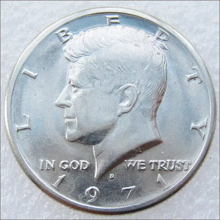 [BUNJANG] 1971 D Kennedy Half Dollar Coin (USA) / 미국 1971년 D 케네디 하프달러 (272) [동전]