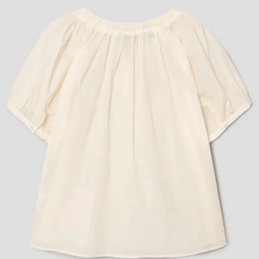 [BUNJANG] 8seconds NC Shirring Volume Blouse Ivory Women&