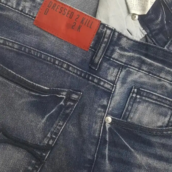 [BUNJANG] Dress to Kill Slim Fit Stretch Denim Jeans (Size 30-31") / 드레스투킬(사방스판) 얇은청바지 30~31인치(No.285)S급! 슬림진