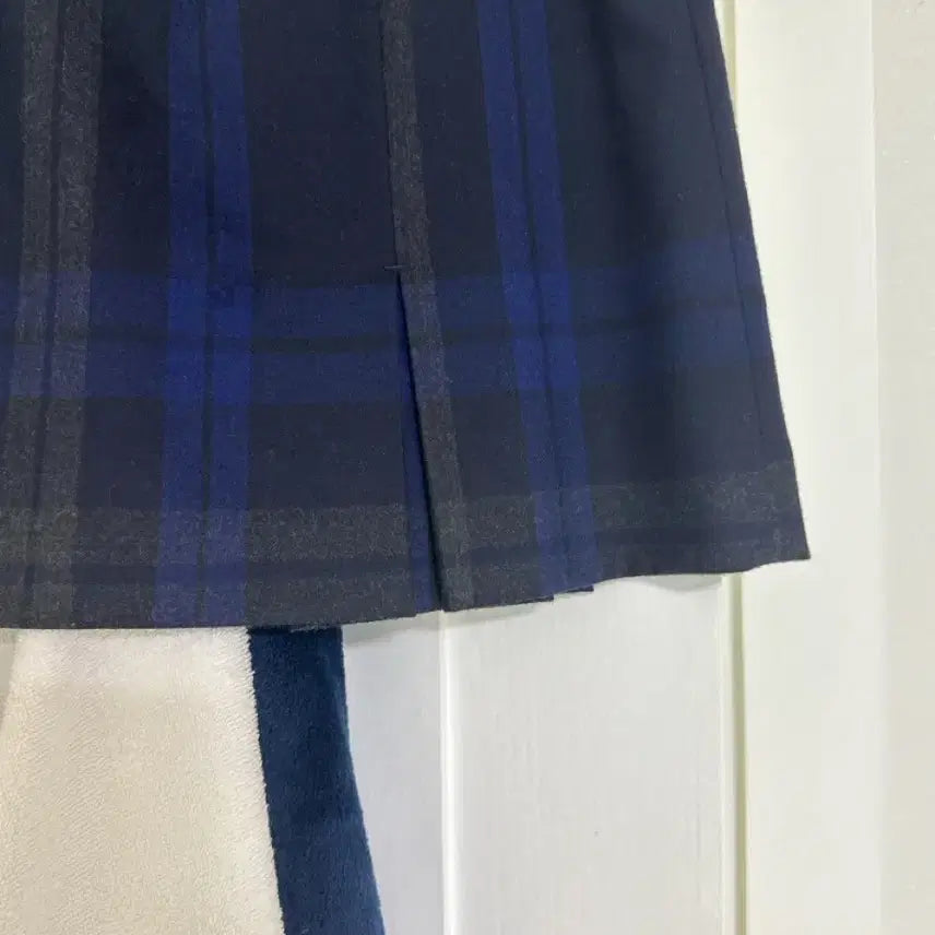 [BUNJANG] Tommy Hilfiger Wool Check Pleated Skirt / 타미힐피거 체크 울 플리츠 스커트