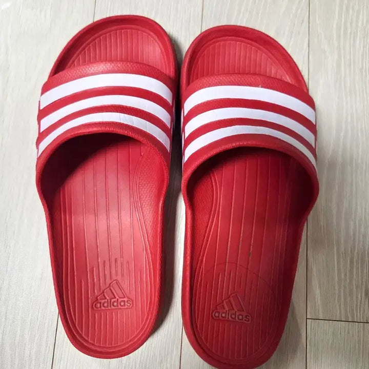 [BUNJANG] Adidas Adilette Shower Slides Red / 아디다스 삼선 슬리퍼 레드
