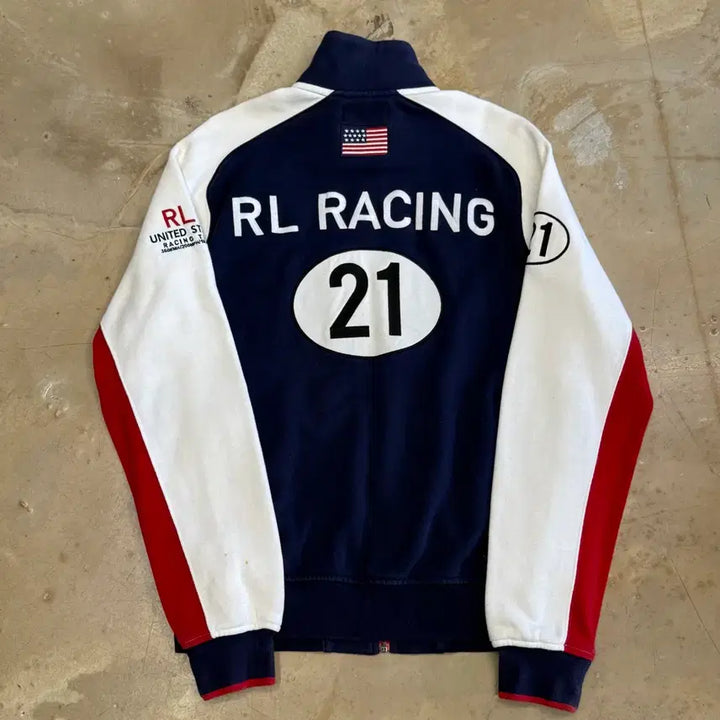 [BUNJANG] Polo Ralph Lauren Big Pony Racing Full Zip Jacket (Size L) / L 폴로랄프로렌 빅포니 레이싱 집업