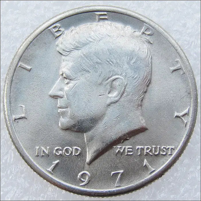 [BUNJANG] 1971 P Kennedy Half Dollar Coin / 미국 1971년 P 케네디 하프달러 (280) [동전]