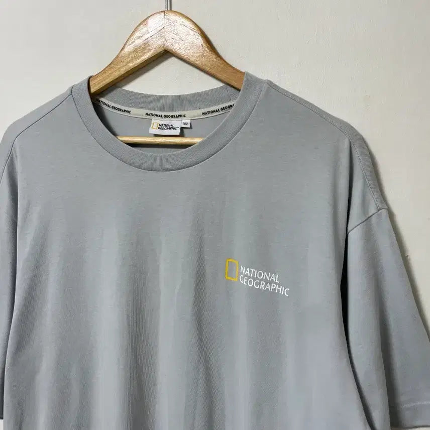 [BUNJANG] National Geographic Big Logo Loose Fit T-Shirt / 110 내셔널지오그래픽 빅로고 루즈핏 반팔티 정품