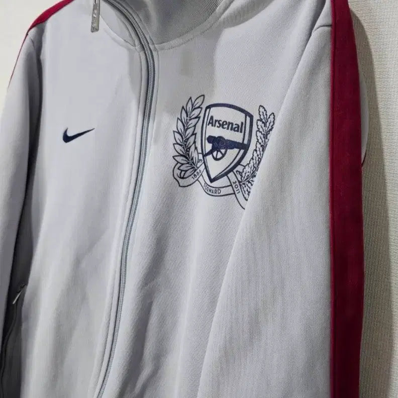 [BUNJANG] Nike Arsenal Grey Track Top Jersey Zip-Up L / 나이키 아스날 그레이 트랙탑 져지집업 100/L