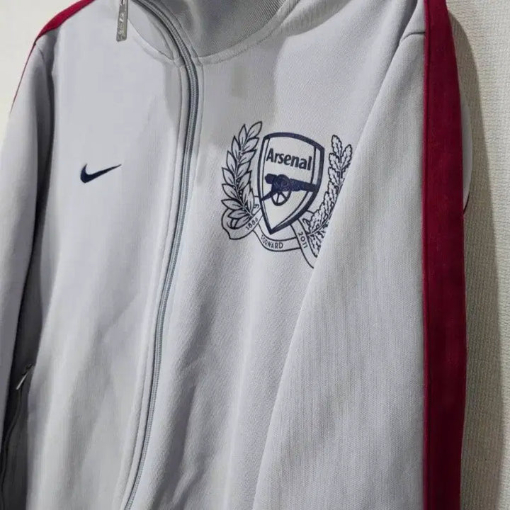 [BUNJANG] Nike Arsenal Grey Track Top Jersey Zip-Up L / 나이키 아스날 그레이 트랙탑 져지집업 100/L