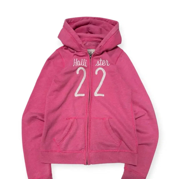 [BUNJANG] Hollister Y2K Pink Hooded Zip-Up Jacket / 홀리스터 y2k 핑크 후드집업