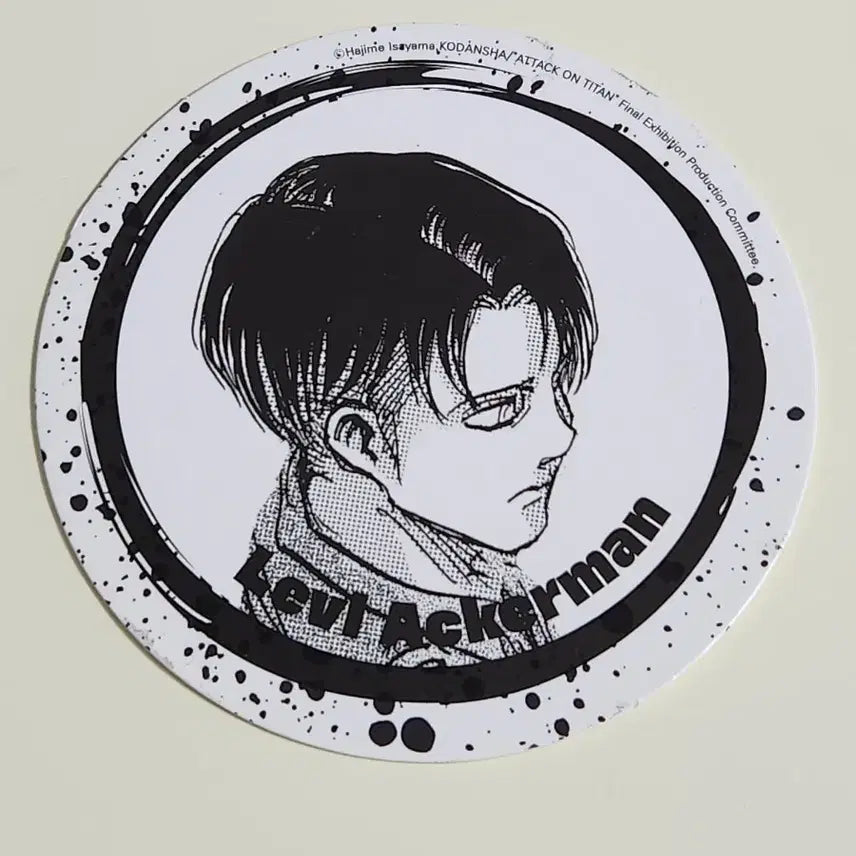 [BUNJANG] Attack on Titan Levi Ackerman Coaster / 진격의 거인 리바이 아크만 코스터