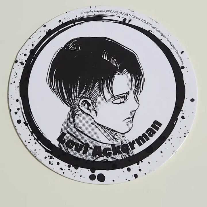 [BUNJANG] Attack on Titan Levi Ackerman Coaster / 진격의 거인 리바이 아크만 코스터
