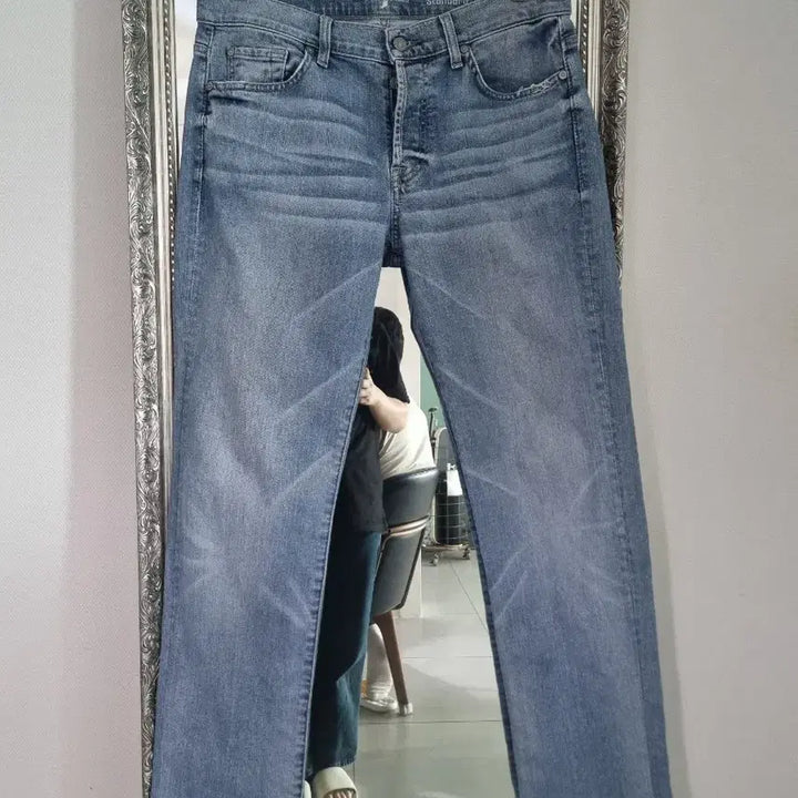 [BUNJANG] 7 For All Mankind Standard Fit Denim Jeans - Size 34 / 미국 세븐포올맨카인드 스탠다드핏 데님 청바지 34