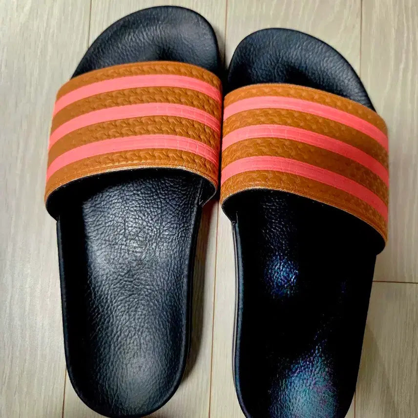 [BUNJANG] Adidas Adilette Aqua Slides / 아디다스 삼선 슬리퍼 주황 검정