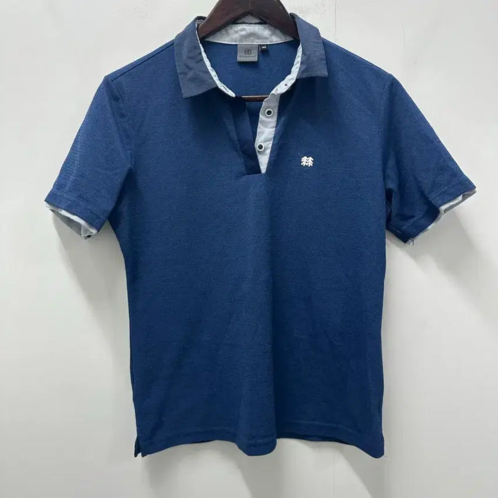[BUNJANG] Kolon Sport Navy Short Sleeve Polo T-Shirt Size 100 / [만원 아라비아빈티지]코오롱스포츠 네이비 반팔 폴로티 100