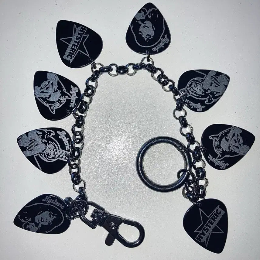 [BUNJANG] Hysteric Glamour Acrylic Keyring Black / 히스테릭 글래머 아크릴 키링 블랙