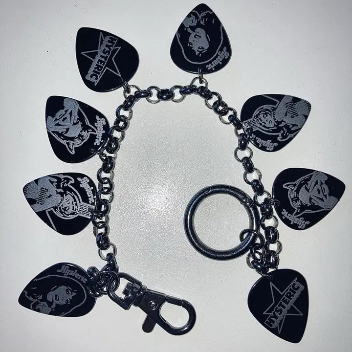 [BUNJANG] Hysteric Glamour Acrylic Keyring Black / 히스테릭 글래머 아크릴 키링 블랙