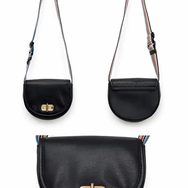 [BUNJANG] Tommy Hilfiger Navy Round Crossbody Bag / 타미힐피거 네이비 라운드 크로스백