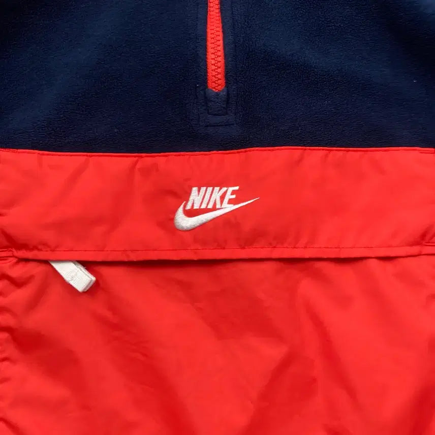 [BUNJANG] Nike Navy Fleece Anorak Half-Zip XL / 나이키 네이비 플리스 아노락 반집업