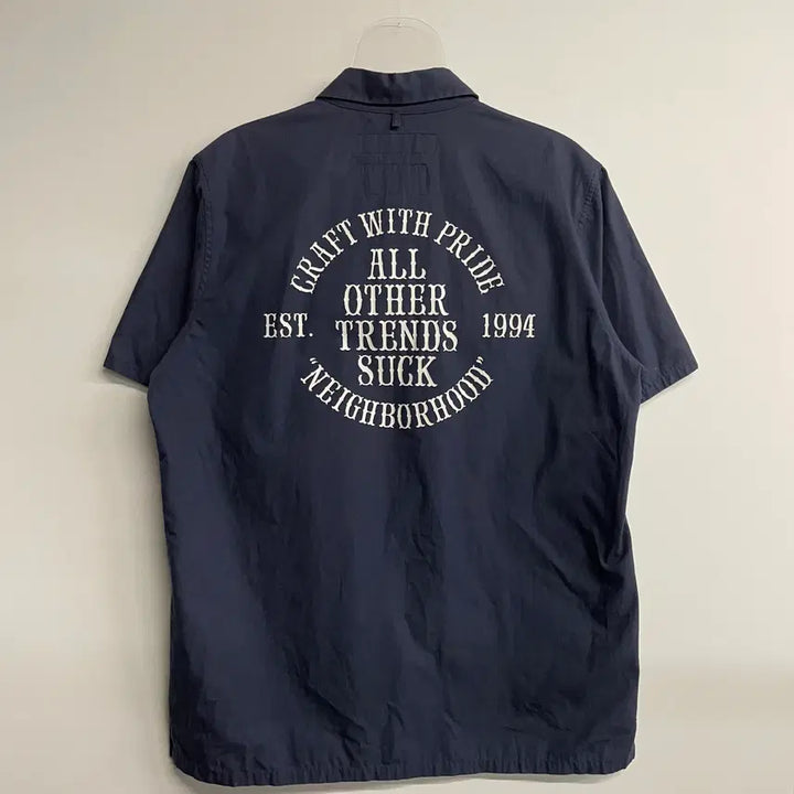 [BUNJANG] Neighborhood Short Sleeve Work Shirt / 네이버후드 반팔 워크셔츠