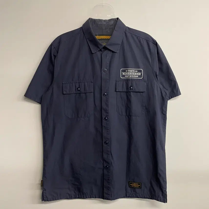 [BUNJANG] Neighborhood Short Sleeve Work Shirt / 네이버후드 반팔 워크셔츠