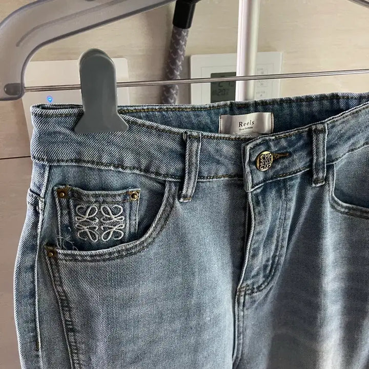 [BUNJANG] High-Waisted Wide-Leg Jeans / [새상품]청바지 데님