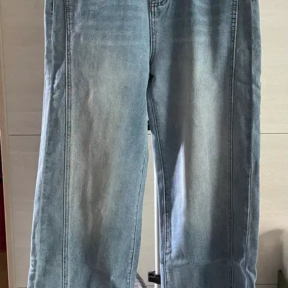 [BUNJANG] High-Waisted Wide-Leg Jeans / [새상품]청바지 데님