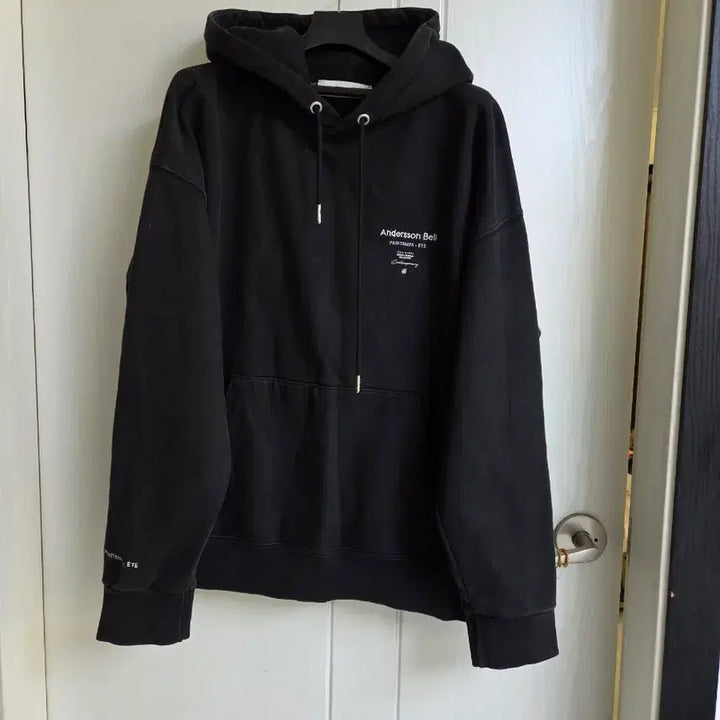 [BUNJANG] Andersson Bell Black Logo Hoodie / 앤더슨벨 블랙 후드티