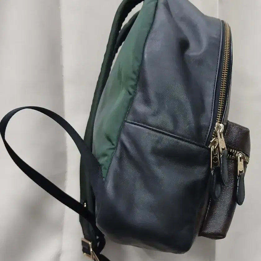 [BUNJANG] Coach Signature Brown Backpack / 코치 시그니처 브라운 백팩