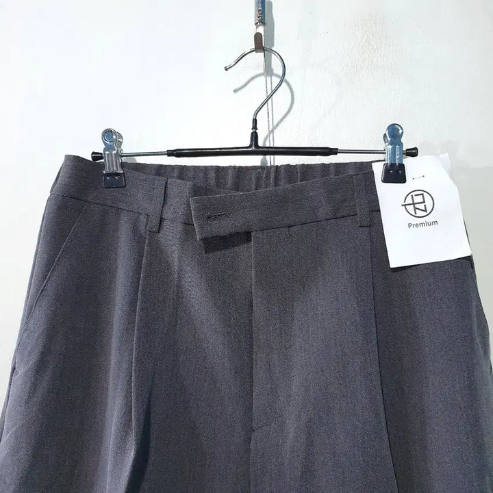 [BUNJANG] Premium Pin Tuck Wide Slacks with Back Banding / SS신상) 핀턱 뒷밴딩 와이드 프리미엄 10번 슬랙스 3colorS~XL