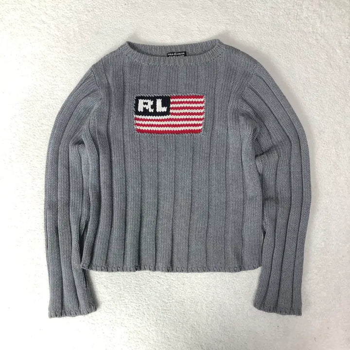 [BUNJANG] Polo Ralph Lauren Flag Knit Sweater / 폴로 성조기 니트