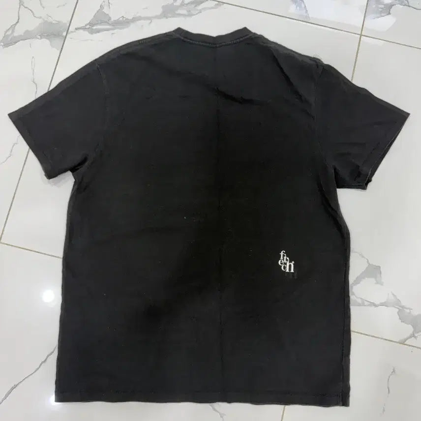 [BUNJANG] Fetch Short Sleeve T-Shirt (Black/White) / fetch 반팔 L 검흰 2종류