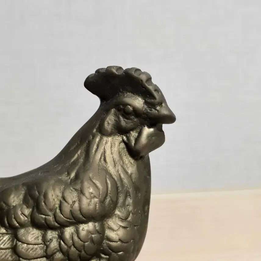 [BUNJANG] Vintage Brass Rooster Figurine / 빈티지 동합금 닭 장식품