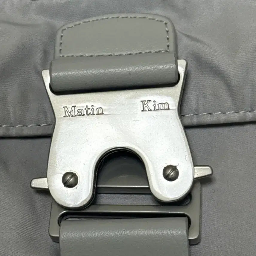 [BUNJANG] Matinkim Nylon Buckle Bag Light Grey / 마뗑킴 나일론 버클백 라이트 그레이
