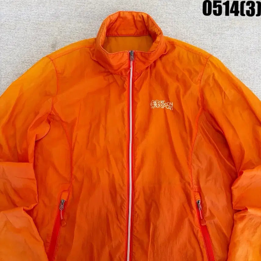[BUNJANG] Kolon Sport Orange Windbreaker Jacket / 코오롱스포츠 오렌지 바람막이 자켓 0514