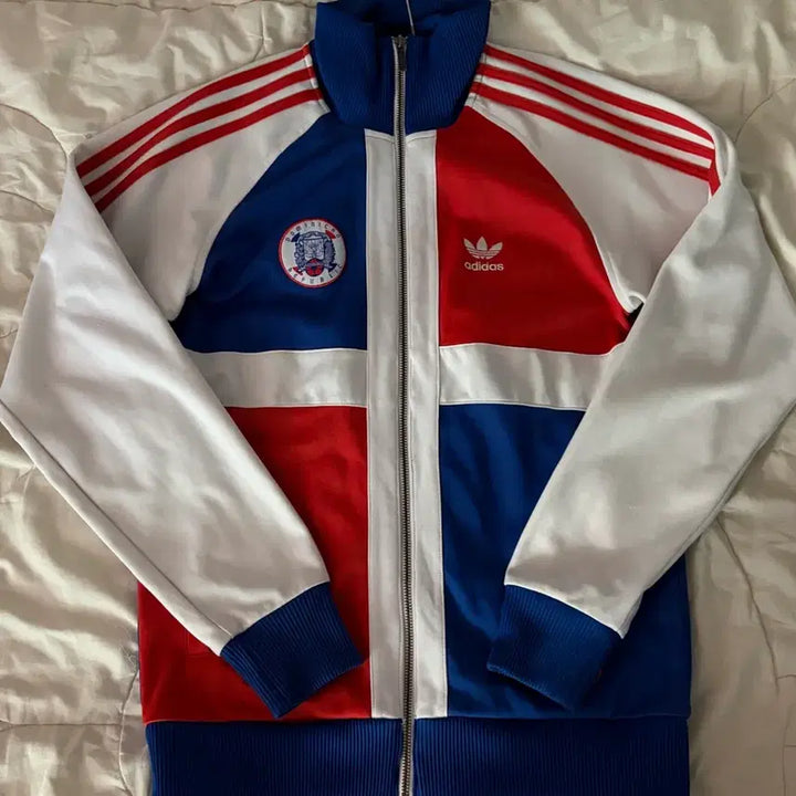 [BUNJANG] Adidas Dominican Track Top Full Zip Jersey 90s Vintage / 아디다스 도미니카 져지 트랙탑 집업 90 빈티지 져지
