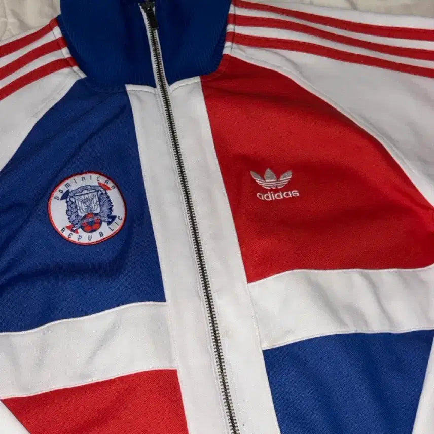 [BUNJANG] Adidas Dominican Track Top Full Zip Jersey 90s Vintage / 아디다스 도미니카 져지 트랙탑 집업 90 빈티지 져지