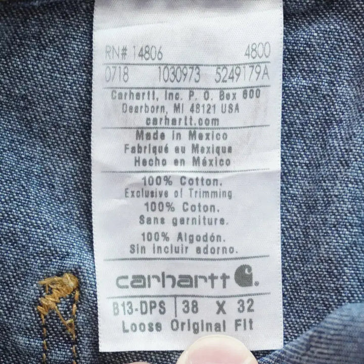 [BUNJANG] Carhartt B13 DPS Loose Fit Denim Pants / 데드스탁 칼하트 B13 DPS 루즈핏 데님 팬츠 38