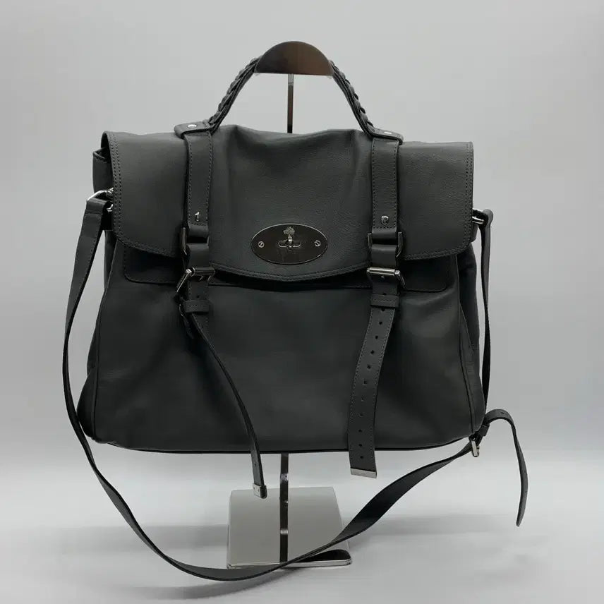 [BUNJANG] Mulberry Alexa Leather Shoulder Bag Tote Grey / 267001763 멀버리 알렉사 가죽 숄더백 토트백 그레이