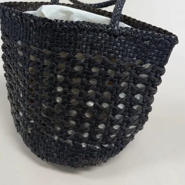 [BUNJANG] Dragon Diffusion Cannage Bucket Tote Bag / 드래곤백 캐니지 버켓 토트백