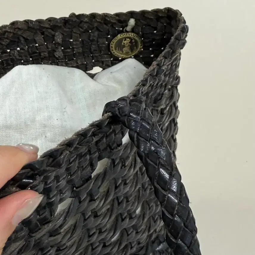 [BUNJANG] Dragon Diffusion Cannage Bucket Tote Bag / 드래곤백 캐니지 버켓 토트백