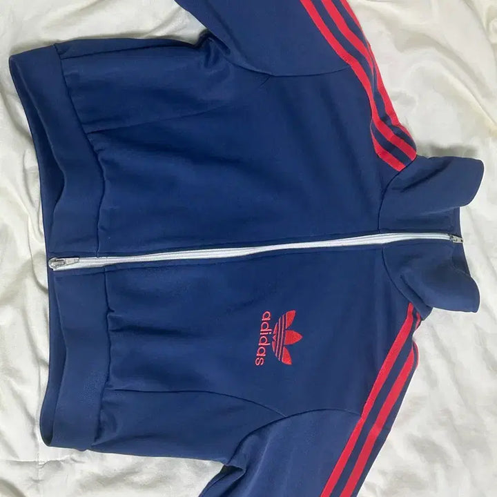 [BUNJANG] Adidas Cropped Custom Track Jacket / 아디다스 져지