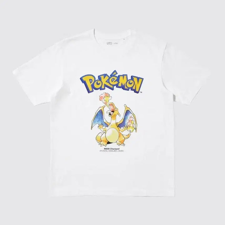 [BUNJANG] Uniqlo Pokemon Charizard Short Sleeve T-Shirt XXL / 유니클로 포켓몬 리자몽 반팔 XXL 2XL