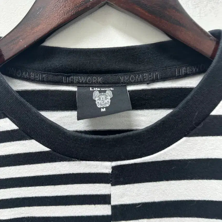 [BUNJANG] Lifework Stripe Long Sleeve T-Shirt 95 / [만원 아라비아빈티지]라이프워크 스트라이프 긴팔티 95