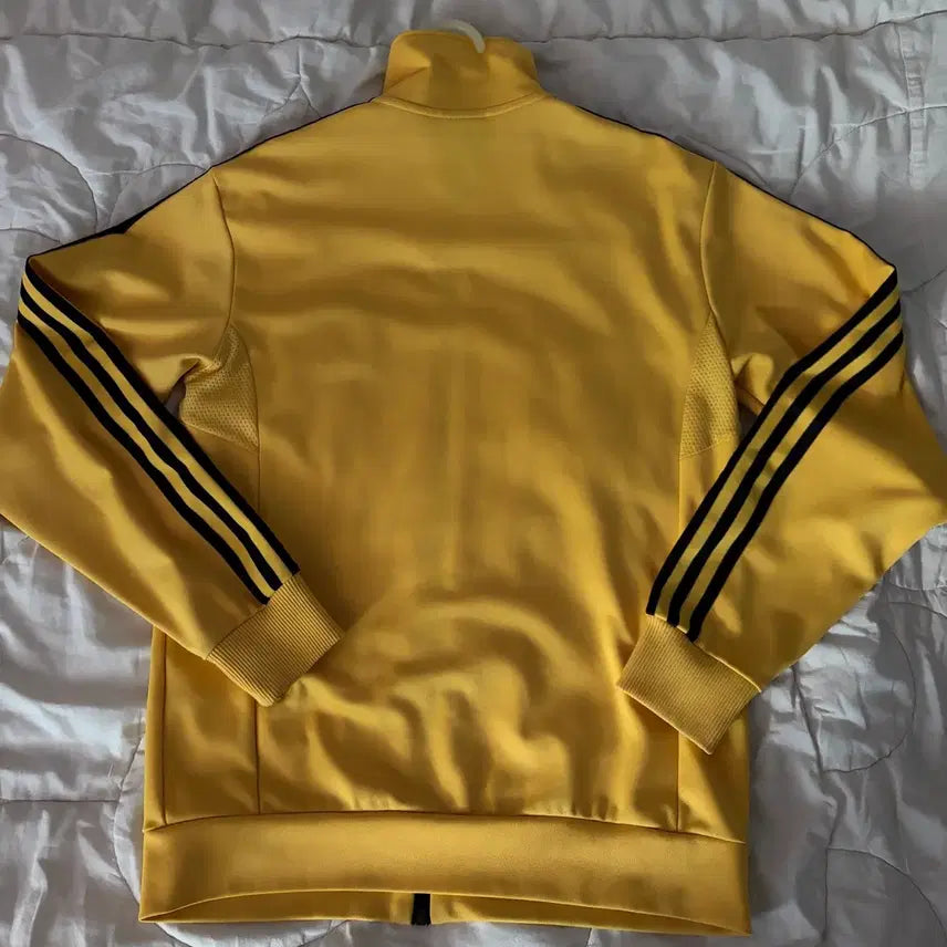 [BUNJANG] Adidas Yellow Track Top Jersey Full Zip Vintage / 아디다스 노랑 져지 노란 져지 트랙탑 95 빈티지 옐로우 져지 집업